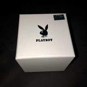 Playboy Leather Watch